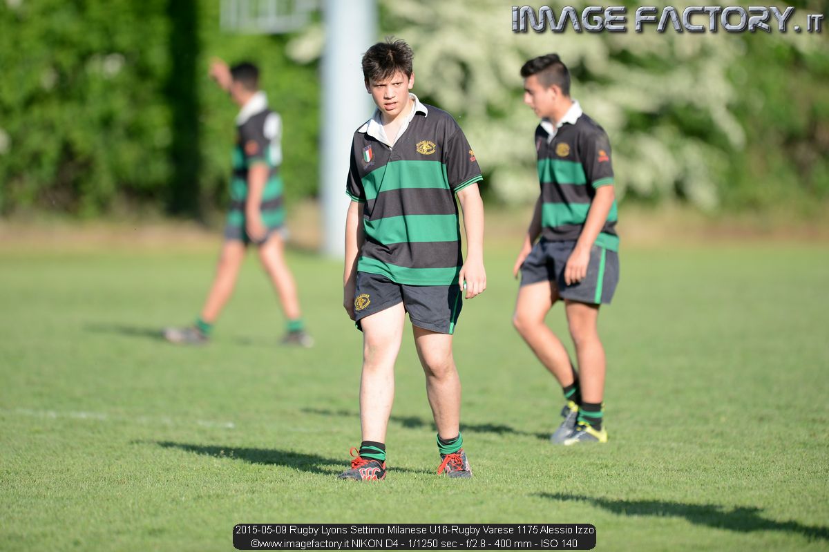 2015-05-09 Rugby Lyons Settimo Milanese U16-Rugby Varese 1175 Alessio Izzo